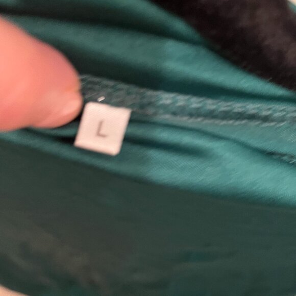 Green Stretchy Dress with Cinches Sides - Unbranded Size Large - Picture 9 of 13